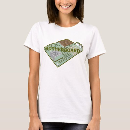 コンピュータのマザーボード Tシャツ (正面)