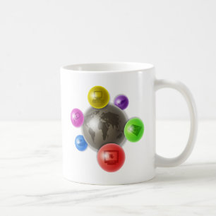 コンピュータの世界 コーヒーマグカップ