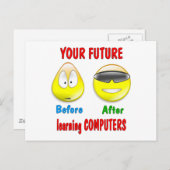 コンピュータの今後 ポストカード (正面/裏面)