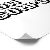 コンピュータの使い方 ポスター (角)