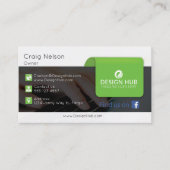 コンピュータの修復プロフェッショナル名刺 名刺 (正面)