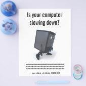 コンピュータの修復 チラシ (シングル)