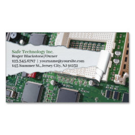 コンピュータの修復 マグネット名刺