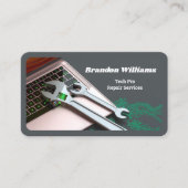 コンピュータの修復 名刺 (正面)