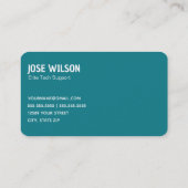 コンピュータの修復 名刺 (裏面)