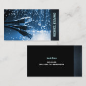 コンピュータの修理、技術、ノートパソコンの名刺 名刺 (正面/裏面)