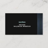 コンピュータの修理、技術、ノートパソコンの名刺 名刺 (裏面)