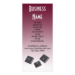 コンピュータの再起動鍵写真テンプレート ラックカード