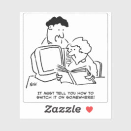 コンピュータの切り替え方法 シール