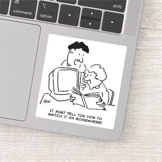 コンピュータの切り替え方法 シール (詳細)