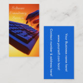 コンピュータの名刺 名刺 (正面/裏面)