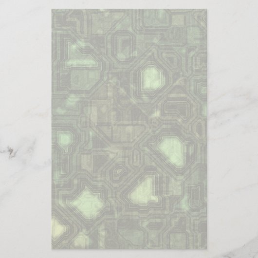 コンピュータの回線の背景 便箋 (正面)