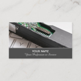 コンピュータの専門家とコンピュータの修復専門家 名刺