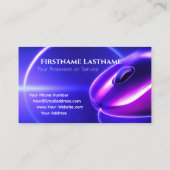 コンピュータの専門家とコンピュータの修復専門家 名刺 (裏面)