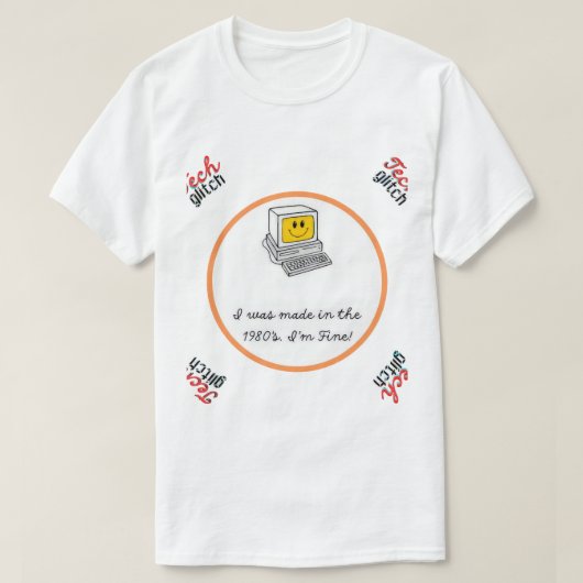 コンピュータの技術的な問題 Tシャツ (デザイン正面)