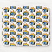 コンピュータの火災マウスパッド マウスパッド (正面)