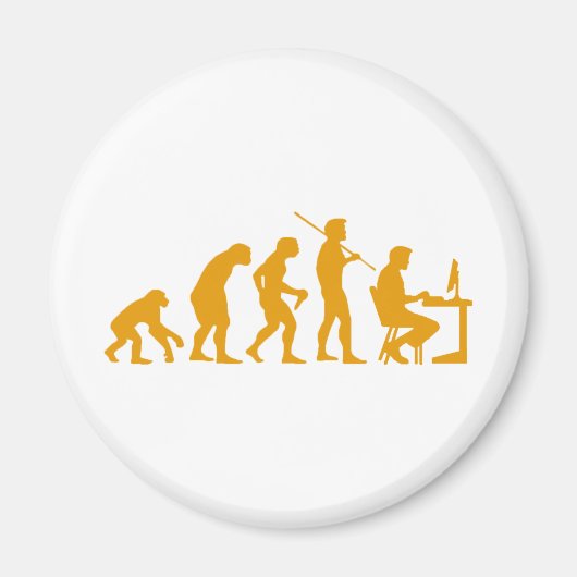 コンピュータの進化 マグネット (正面)