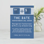 コンピュータの鍵コントロールデータを保存する(青) セーブザデート (スタンド正面)