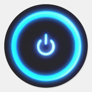コンピュータの電源 ラウンドシール