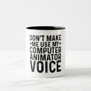 コンピュータのAnimatorの音声を使用しない ツートーンマグカップ
