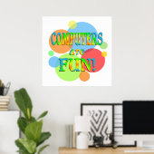 コンピュータはおもしろい ポスター (ホームオフィス)