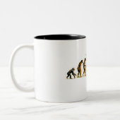 コンピュータへの進化 ツートーンマグカップ (左)