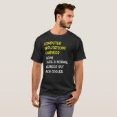 コンピュータアプリケーションエンジニア定義 Tシャツ (正面フル)