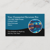 コンピュータインターネットネットワークサービス 名刺 (正面)