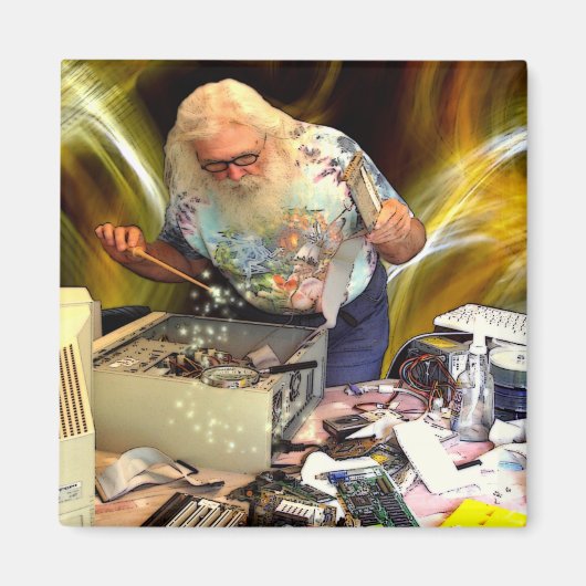 コンピュータウィザード磁石 マグネット (正面)