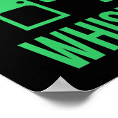 コンピュータウィスパーIT技術ソフトウェアプログラマ ポスター (角)