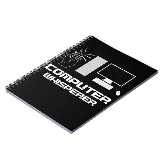 コンピュータウィスペおもしろいラーゲーマーIT管理者プログラマー ノートブック (左側)