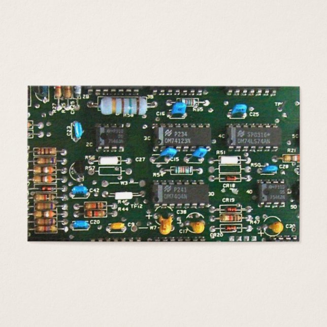 コンピュータエレクトロニクス印刷回路基板画像 (正面)