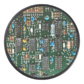 コンピュータエレクトロニクス印刷回路基板画像 アイスホッケーパック (正面)
