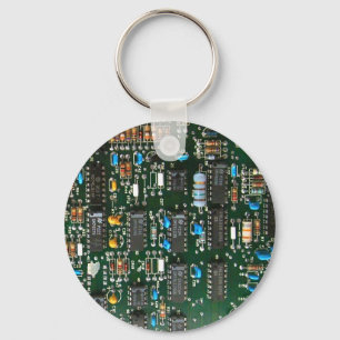 コンピュータエレクトロニクス印刷回路基板画像 キーホルダー