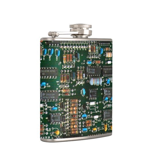 コンピュータエレクトロニクス印刷回路基板画像 フラスク (右)