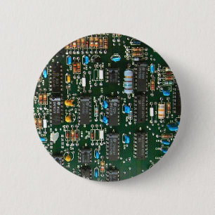 コンピュータエレクトロニクス印刷回路基板画像 缶バッジ