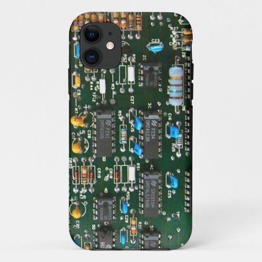 コンピュータエレクトロニクス印刷回路基板画像 Case-Mate iPhoneケース (裏面)