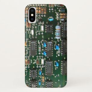 コンピュータエレクトロニクス印刷回路基板画像 iPhone X ケース