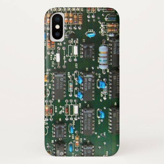 コンピュータエレクトロニクス印刷回路基板画像 Case-Mate iPhoneケース (裏面)