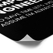 コンピュータエンジニおもしろいアおたくことわざ ポスター (角)