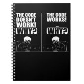 コンピュータエンジニアコーディングおもしろいプおもしろいログラマー ノートブック (正面)