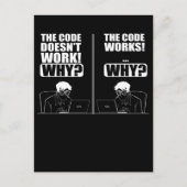 コンピュータエンジニアコーディングおもしろいプおもしろいログラマー ポストカード (正面)