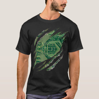 コンピュータエンジニアソフトウェアギーク回路基板Insi Tシャツ