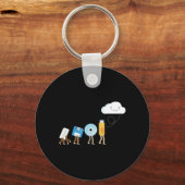 コンピュータエンジニアリングおもしろいギークエンジニアソフトウェア キーホルダー (正面)