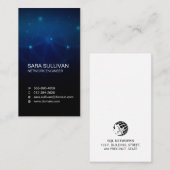 コンピュータエンジニアリングのテクニカルライト回路 名刺 (正面/裏面)