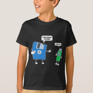 コンピュータエンジニアリングI Father & SonフロッピーディスクEn Tシャツ