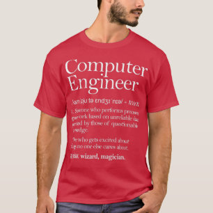 コンピュータエンジニア定義アパレルコンピュータ Tシャツ