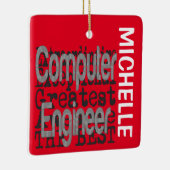 コンピュータエンジニア超並外カスタム セラミックオーナメント (右)