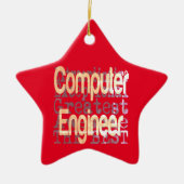 コンピュータエンジニア超並外 セラミックオーナメント (正面)