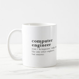 コンピュータエンジニア。辞おもしろい書エントリ コーヒーマグカップ
